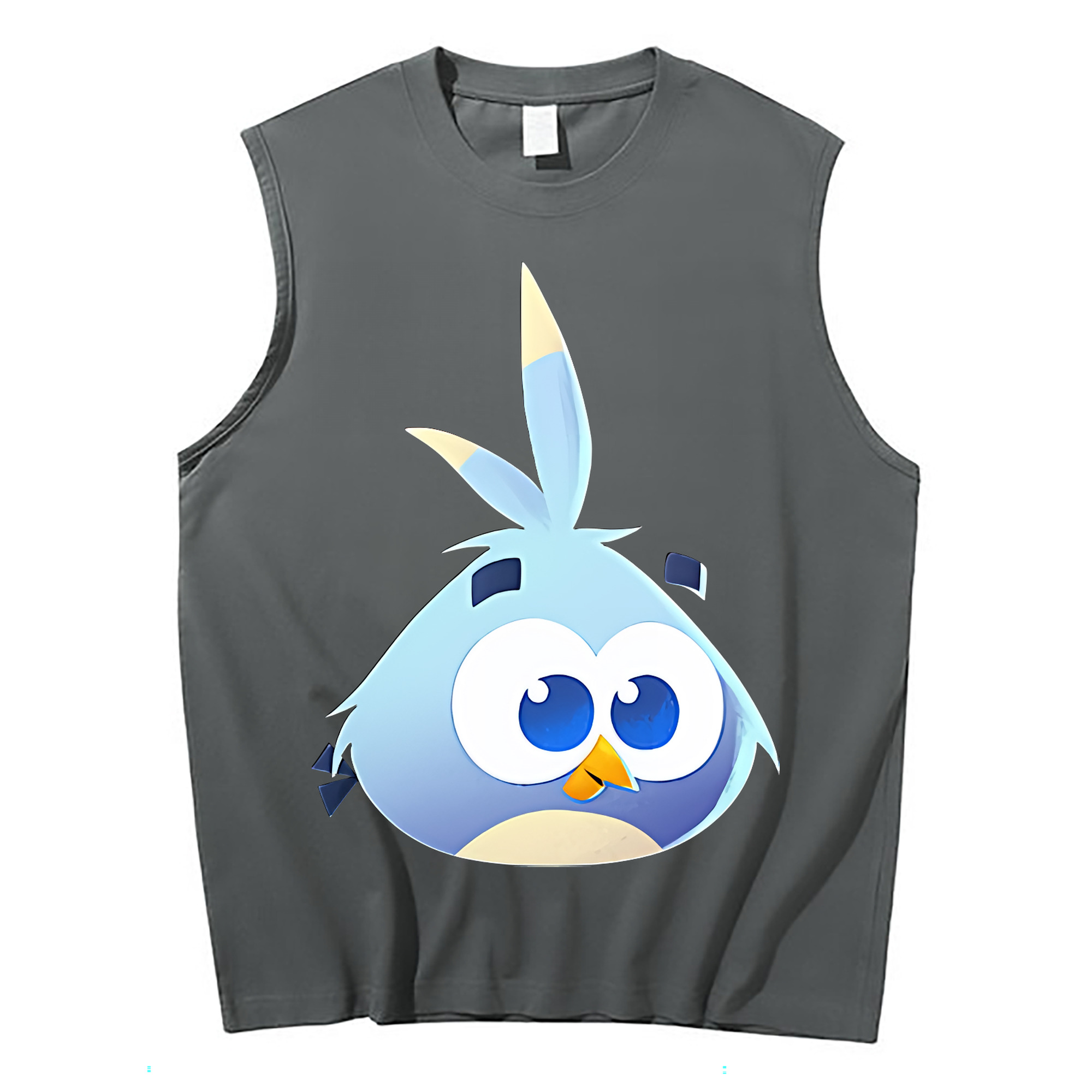 （画像用） Angry Birds アングリーバード コットン100％タンクトップ（フロントプリント）
